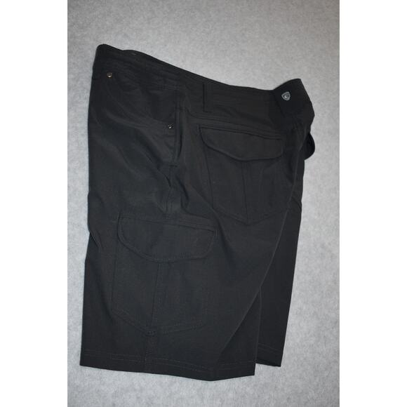 Kuhl Cargo Shorts Womens Size 10 or 32 Performance Gray Hiking Polyester Blend - Picture 1 of 7